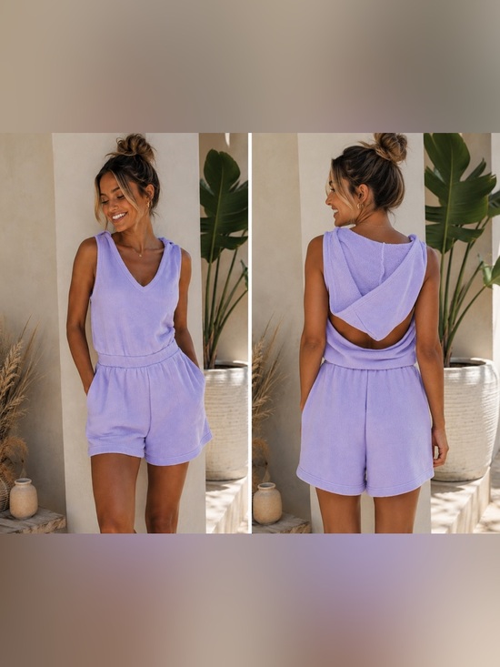 Free People Pants - Free People Halter Hooded Romper size small, NWT